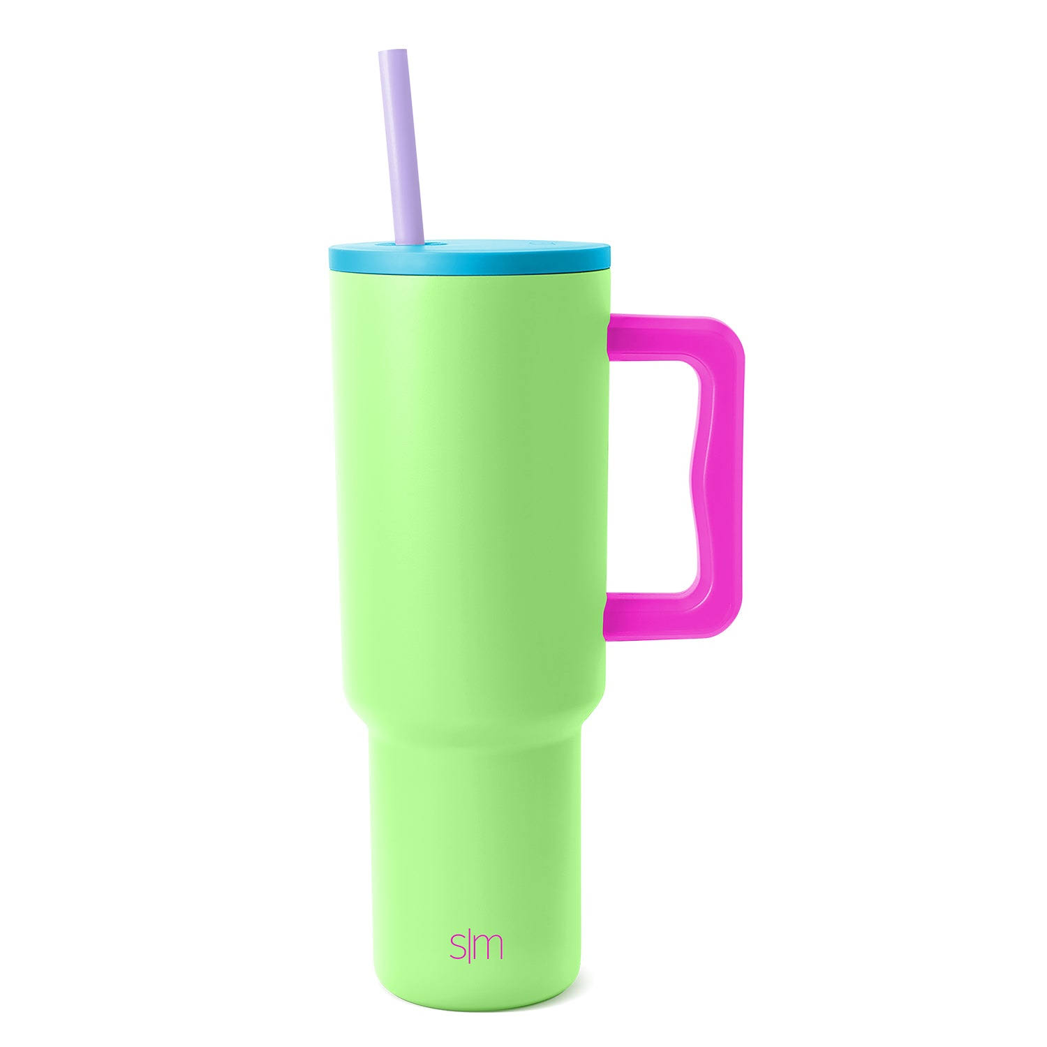 Simple Modern 40 oz Tumbler with Handle and Straw Lid | Insulated Cup Stainless Steel Water Bottle Stanley Fits Cupholders |Trek Collection
