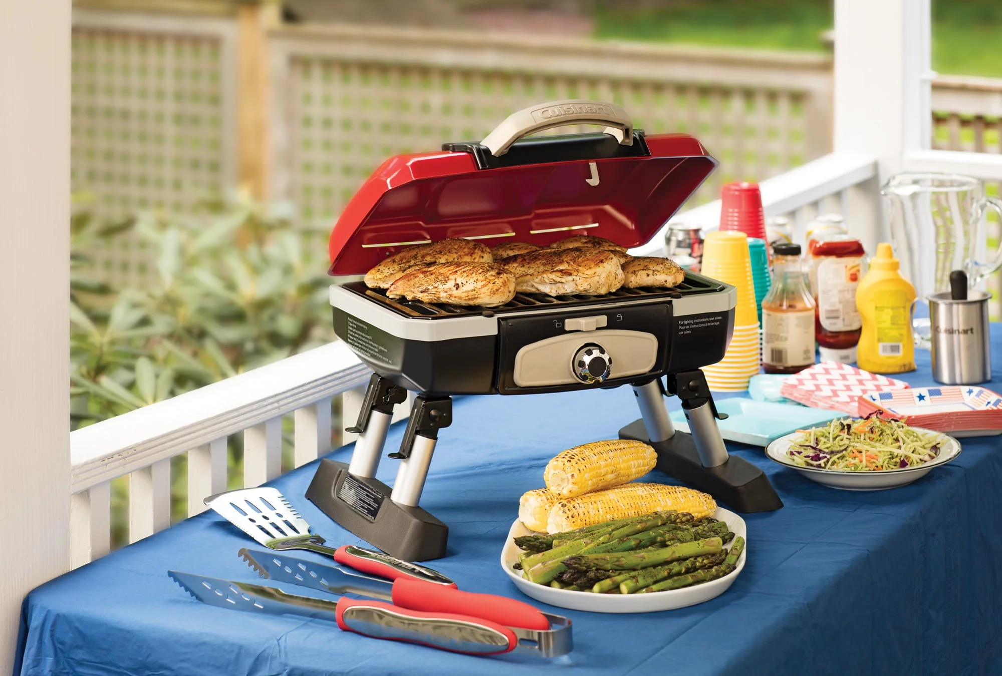 Petite Gourmet Portable Tabletop Gas Grill - Image 6