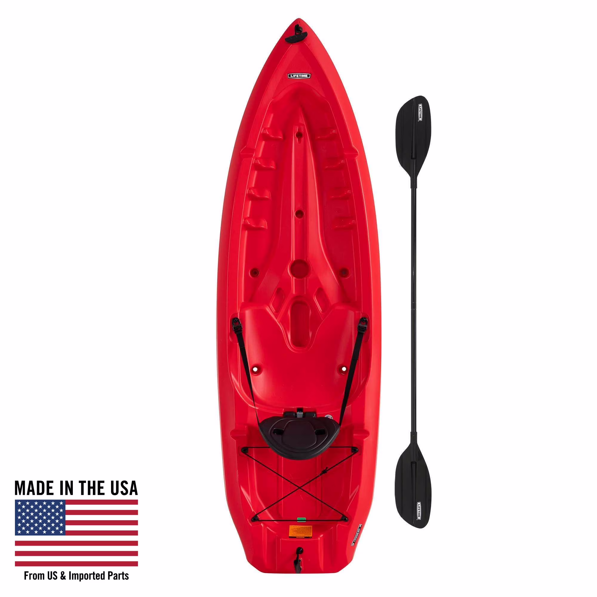 Daylite 8 ft Sit-on-Top Kayak, Red (90775)(Fire Red)