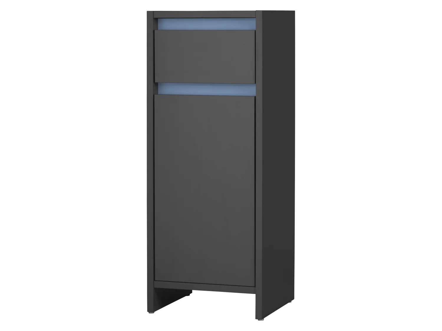 LIVARNO home Armoire latrale de salle de bains Oslo, 32 x 80 x 28 cm, noire