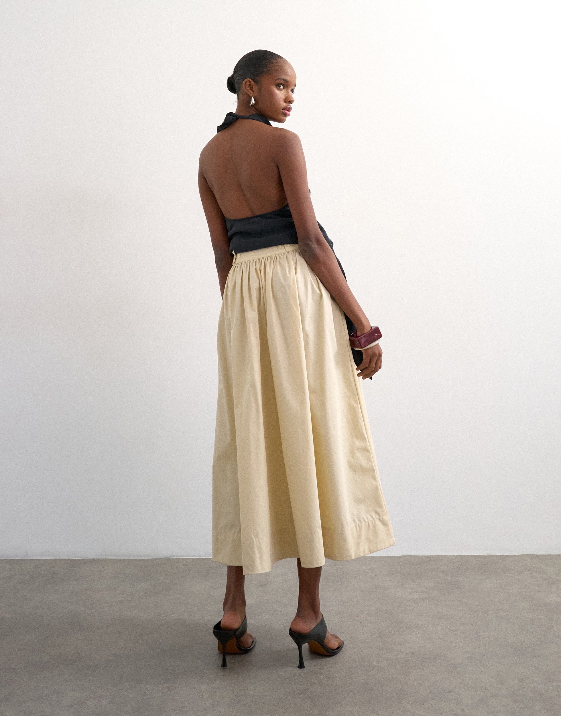 VERO MODA® TSSALLY Low waist Long skirt