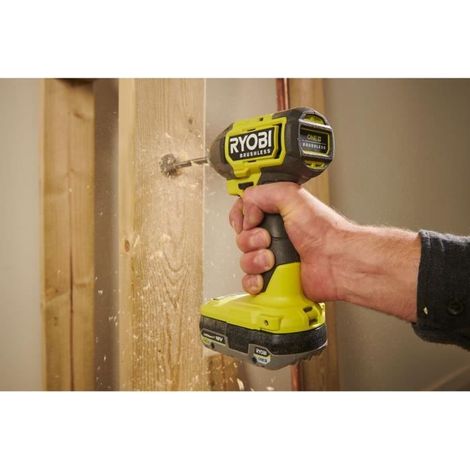 Ryobi – Visseuse à chocs sans fil 5133006490 – Couple max 300 Nm – Moteur sans balais – 18 V – Pour vissage rapide en série — vue 2