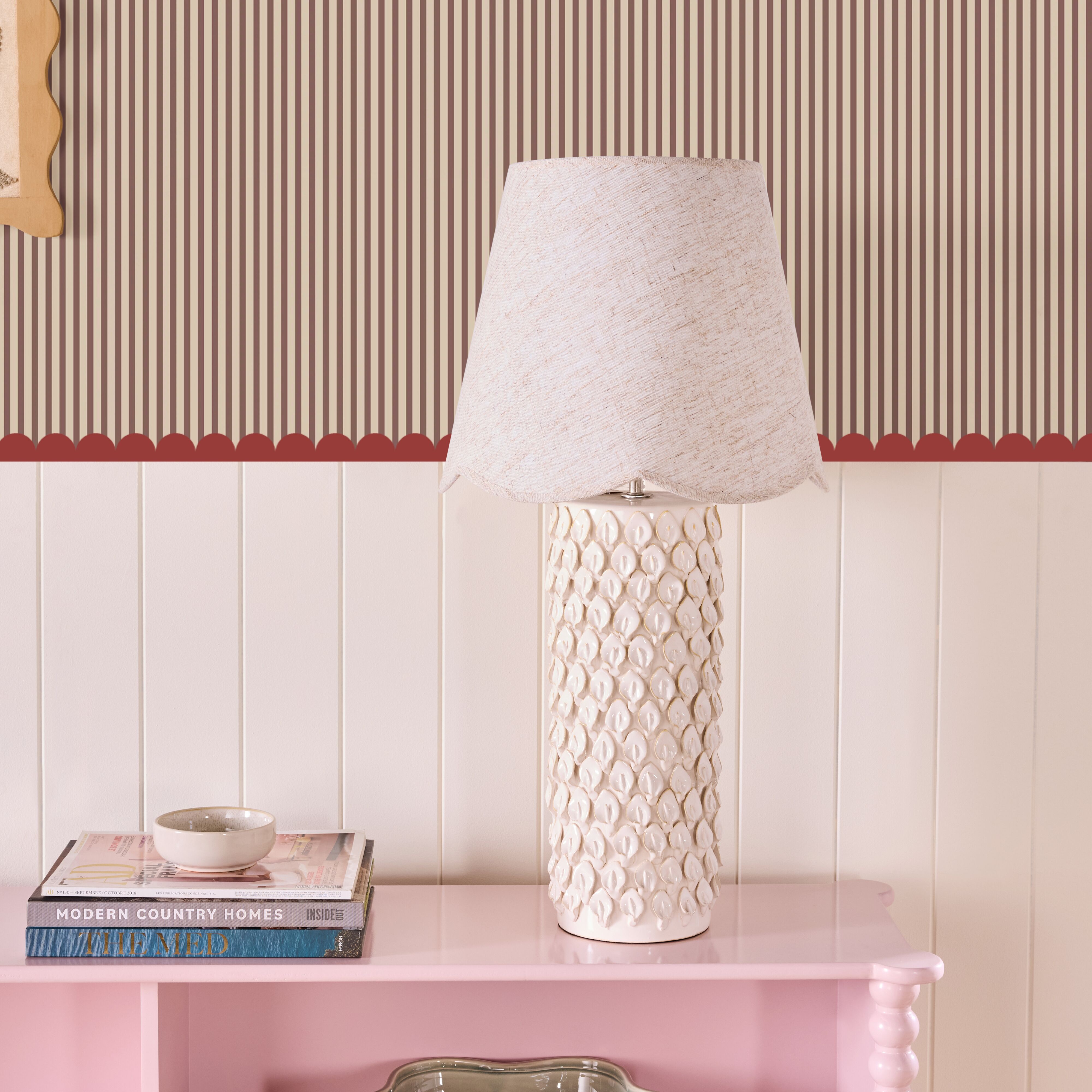 Driftleaf Table Lamp Ivory 71cm