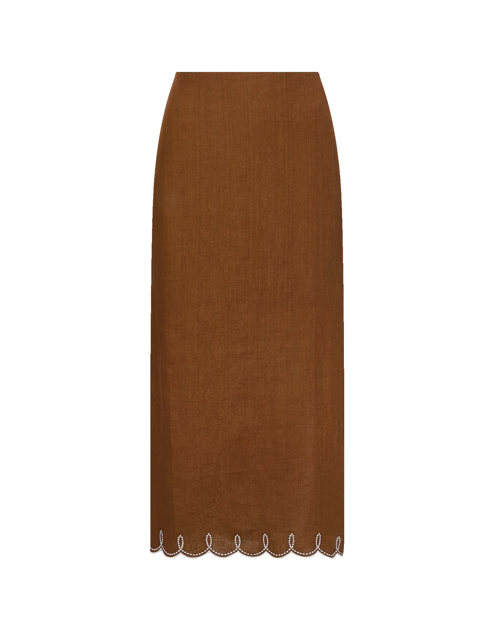 Malou Linen Midi Skirt