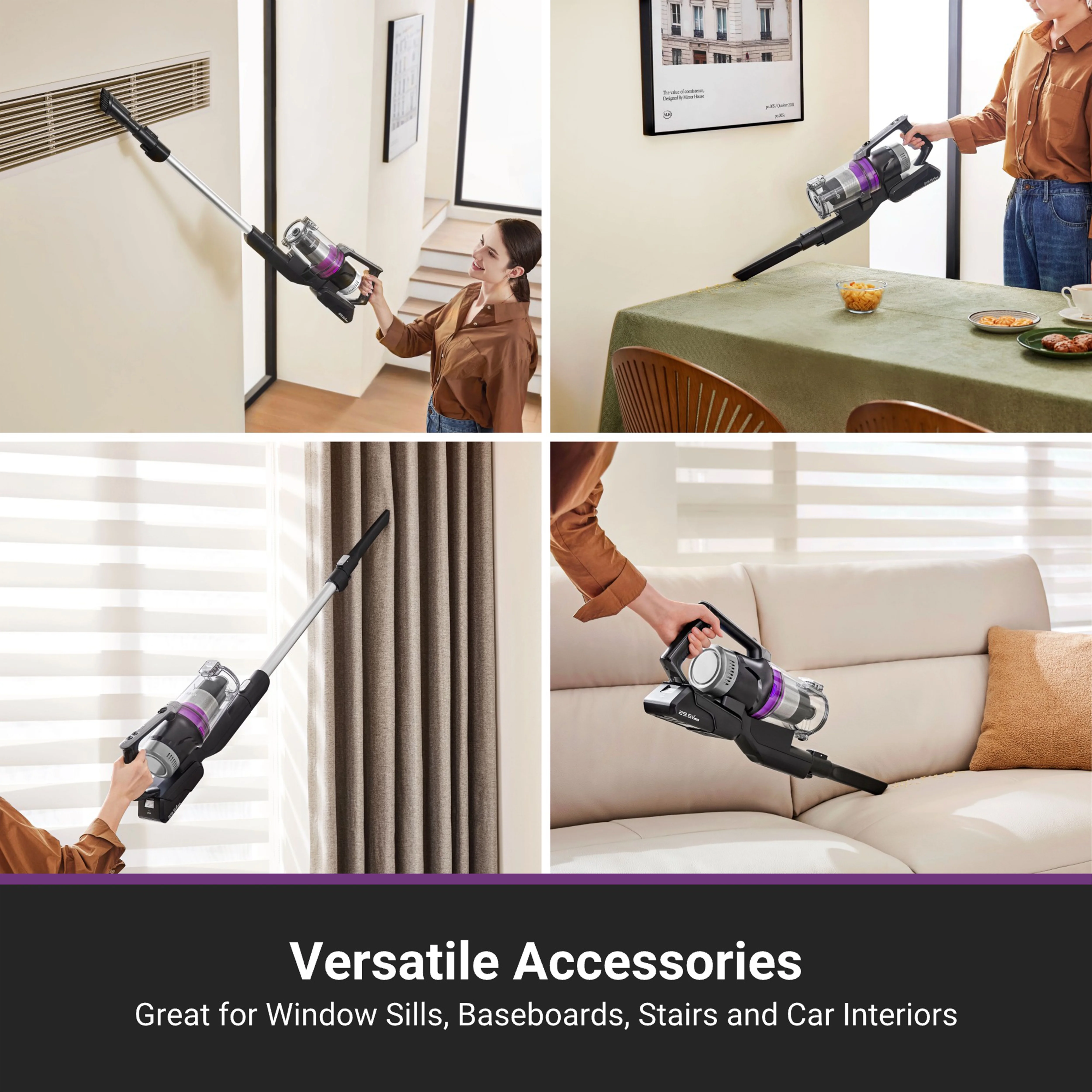 Stylus Elite Anti-Tangle Cordless Stick Vacuum Cleaner, 60 Minute Runtime, Auto-Empty Dust Station, Pet Hair, Multi-Surface, NEC490SE - Image 5