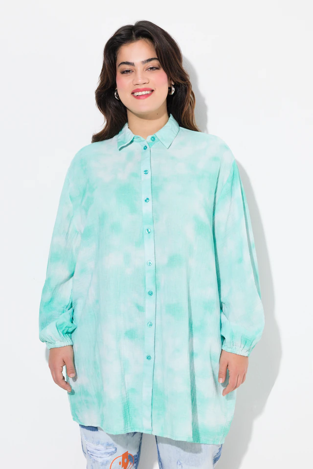Batik Pattern Muslin Shirt Blouse