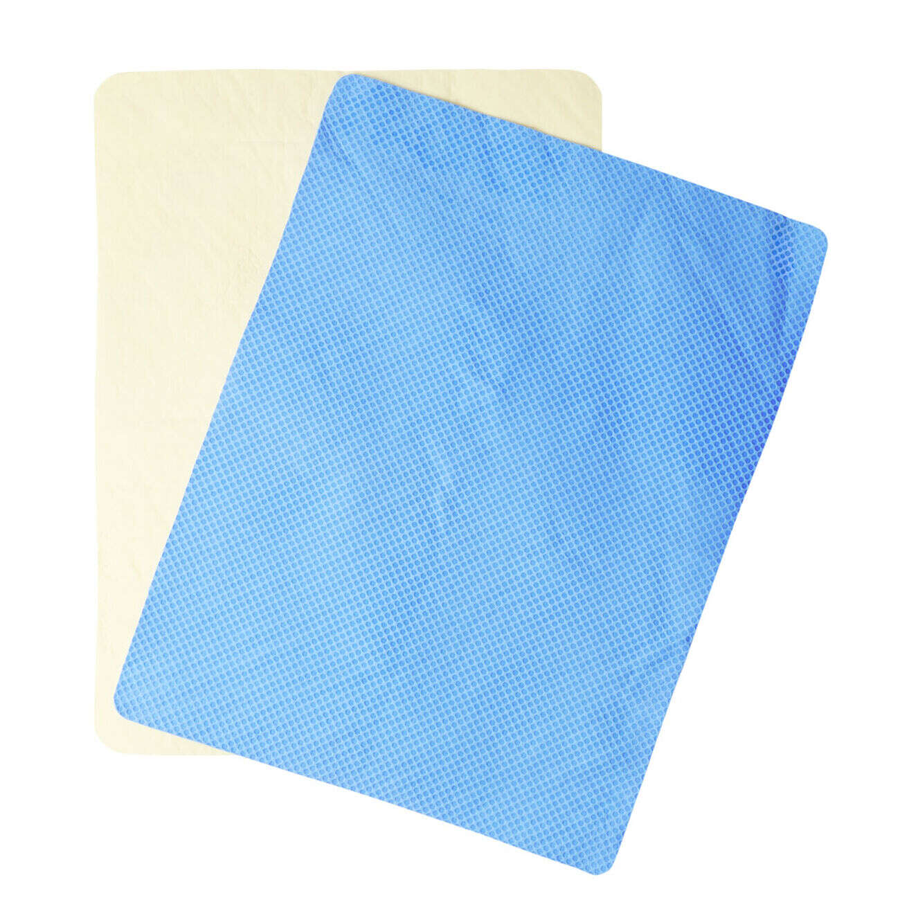 Chiffon microfibre pour voiture x2 bleu et jaune 32x43cm