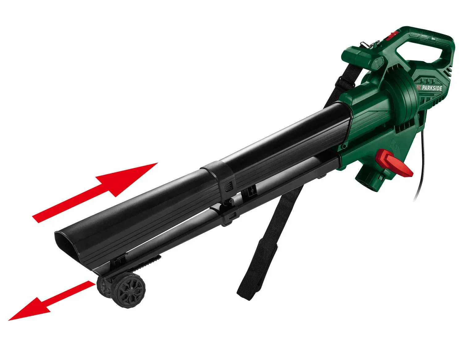 PARKSIDE Aspirateur souffleur broyeur lectrique PELSB 2600 A1, 270 km/h, 2600 W