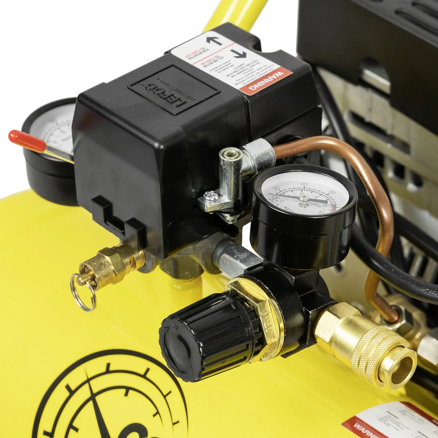 2 Gallon 1 HP Oil Free Air Compressors Portable Hand Carry 110V 125 PSI 4.9 CFM - Image 5