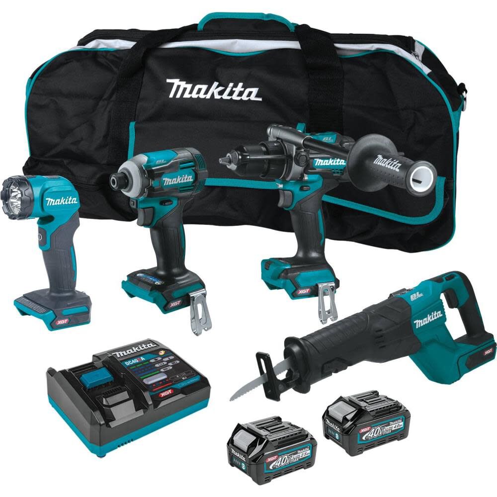 Makita XGT 40V max Kit combiné 4 pièces