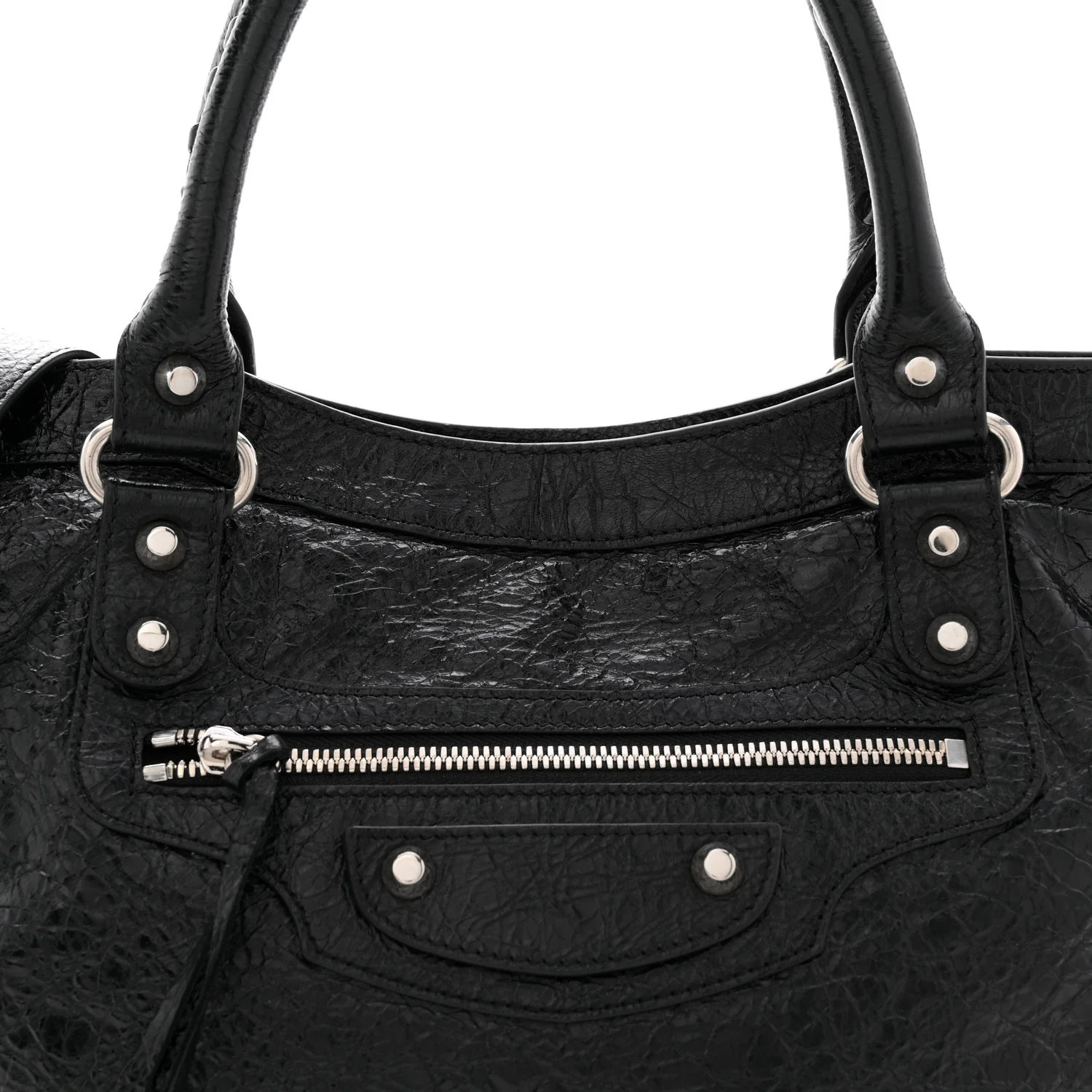 Agneau Arena Silver Hardware Medium Le City Black