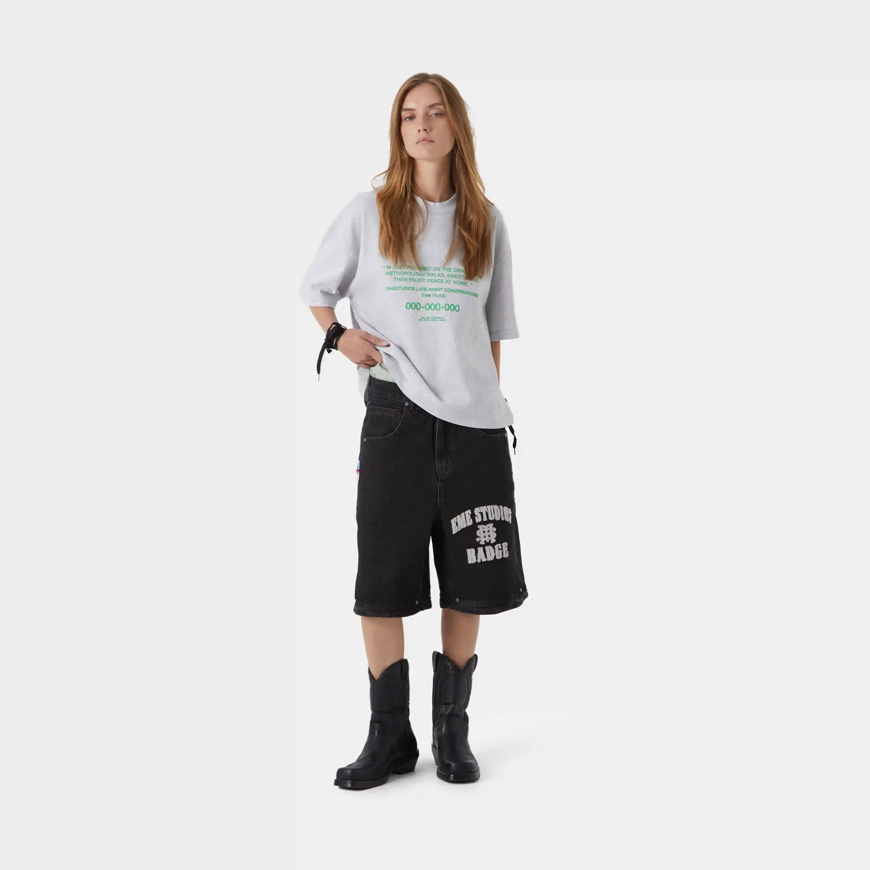 Badge Shadow Jorts