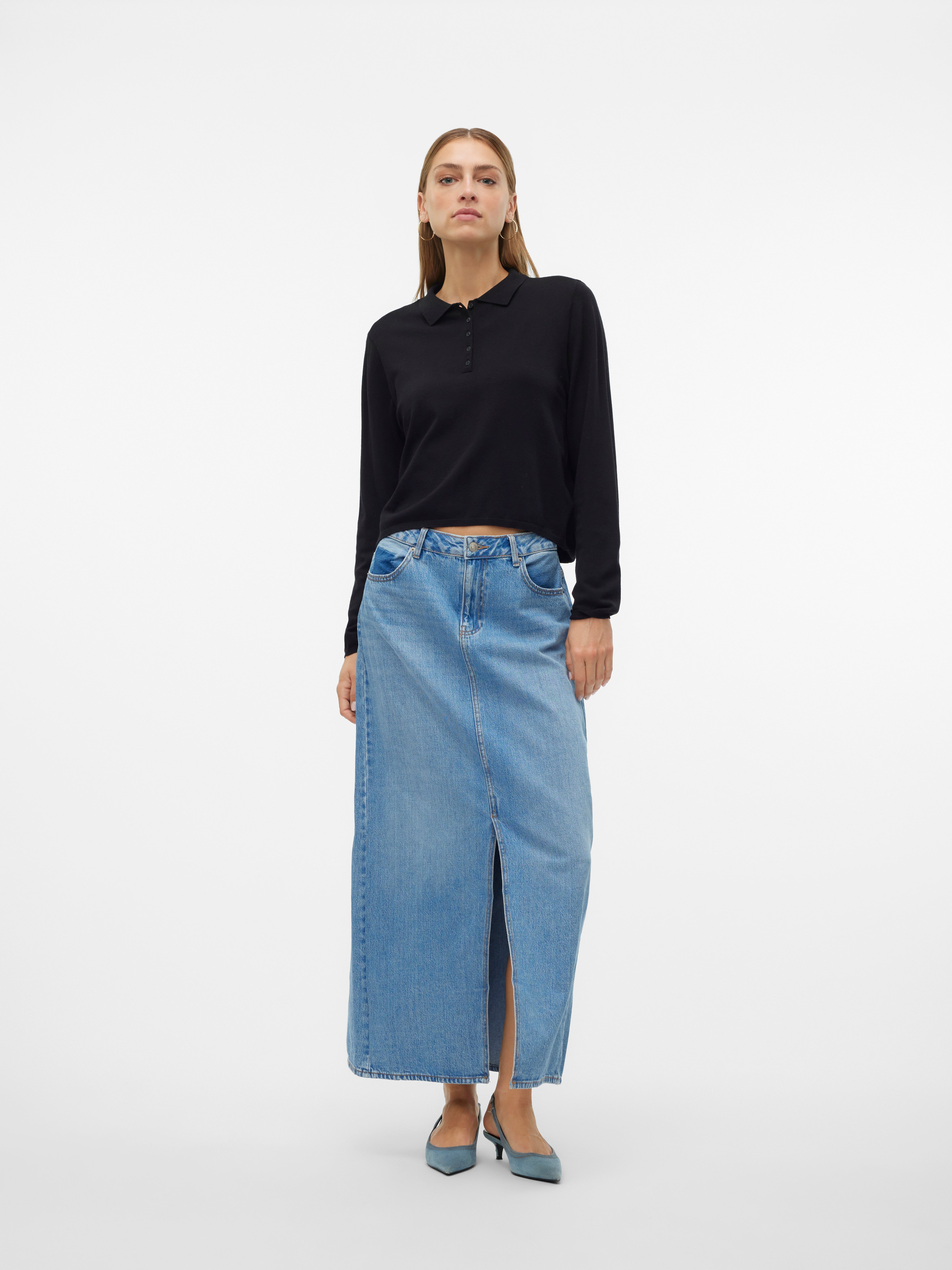 VERO MODA® VMHART High waist Long skirt