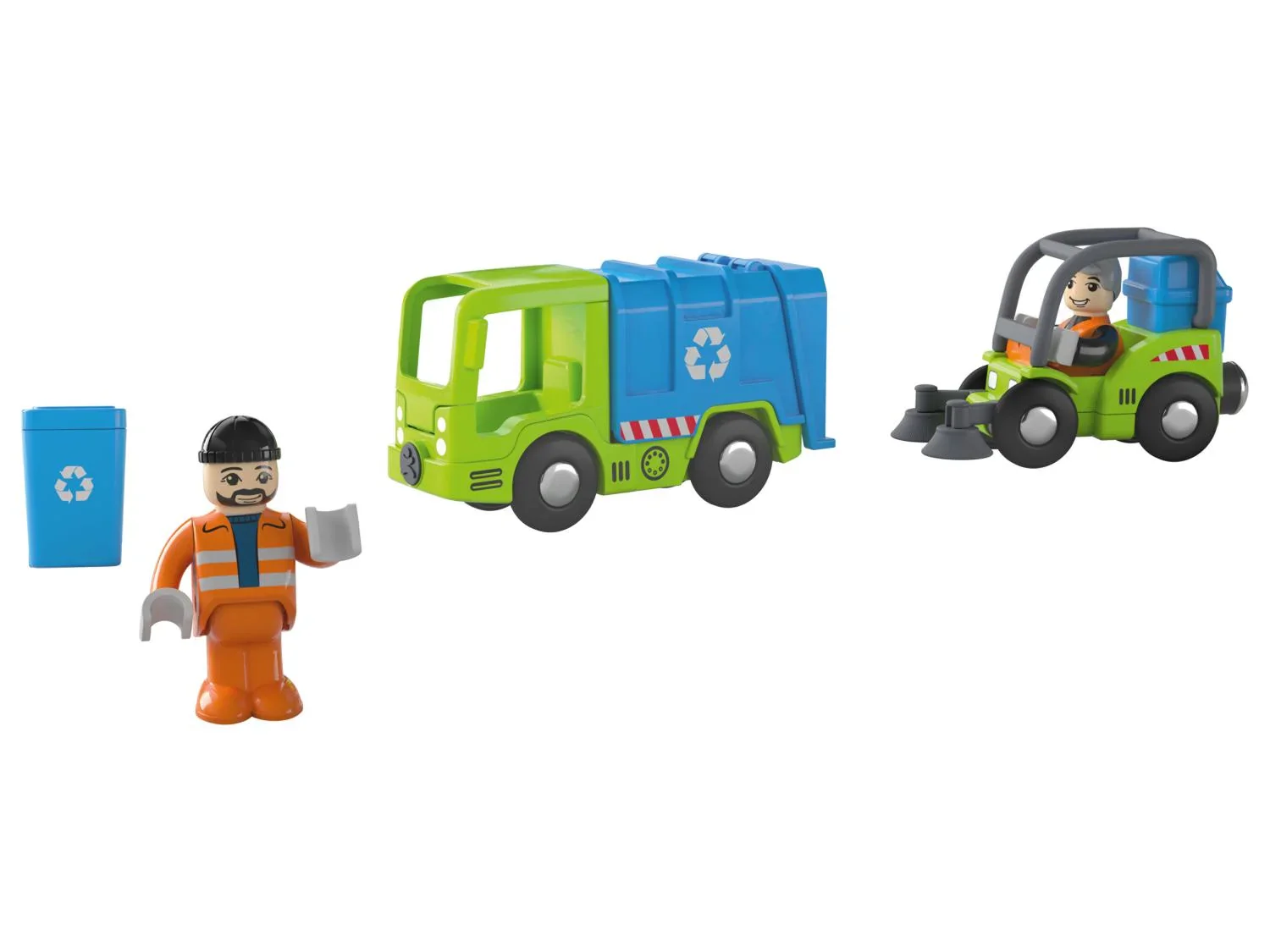 Playtive Set de figurines d'intervention ferrovire