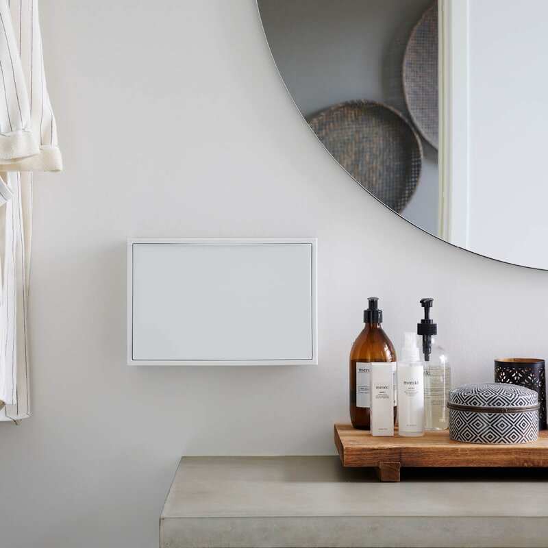 Mini sorteringsboks 30x10x15 cm Brilliant White