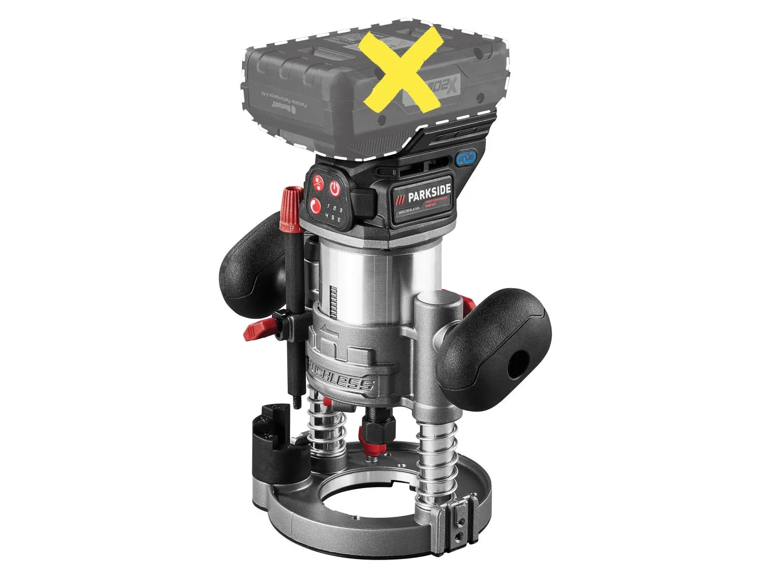 PARKSIDE PERFORMANCE Fraiseuse multifonction sans fil PMFAP 20-Li A1, 20 V