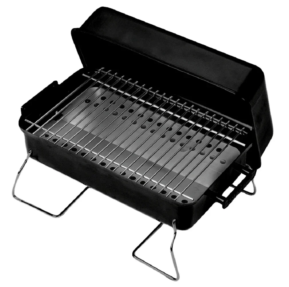 190 Portable Tabletop Charcoal Grill- Black