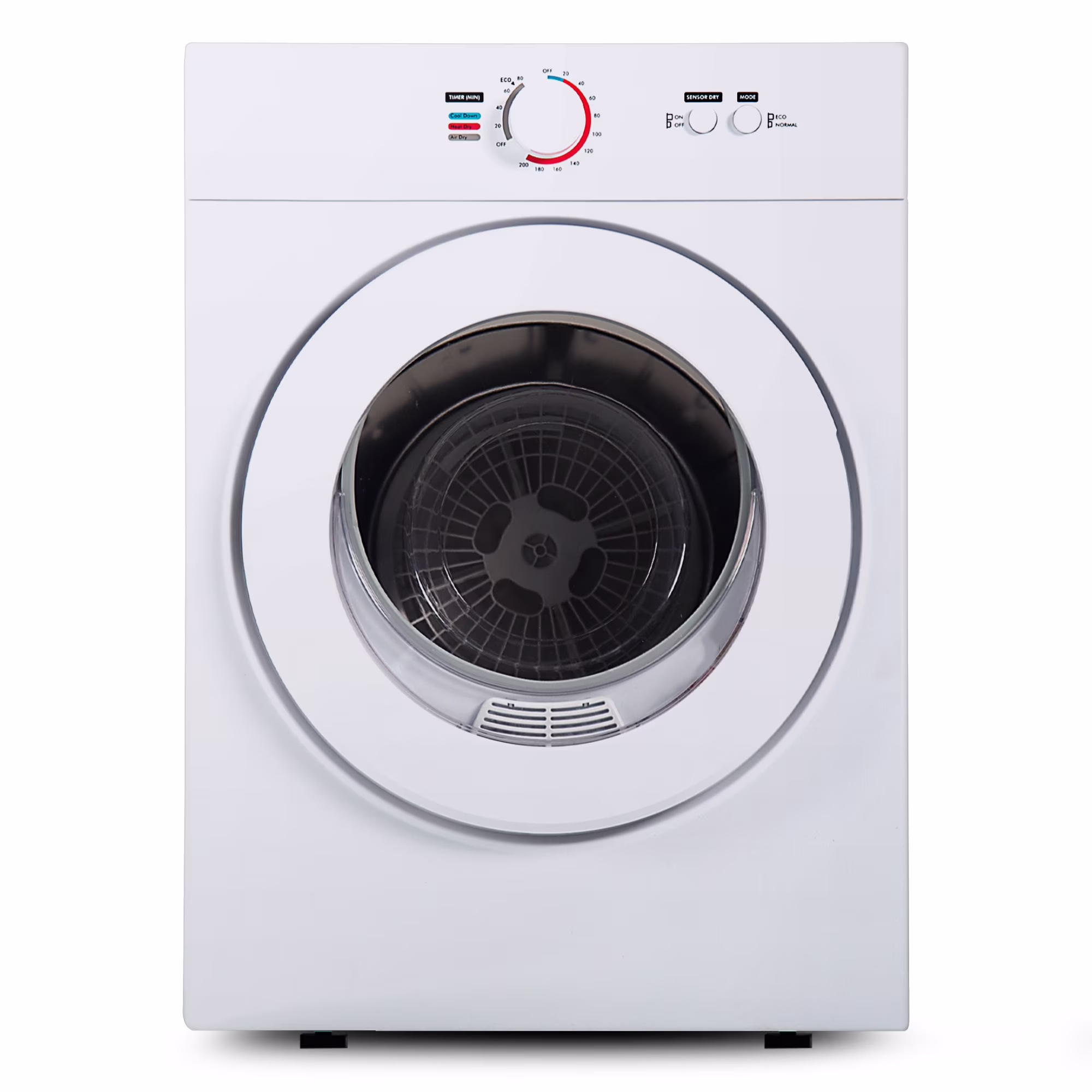 1.8 Cu. ft. Compact Electric Dryer with LCD Touch Panel for Home, Apartment, Dorm(1.8 cu.ft)