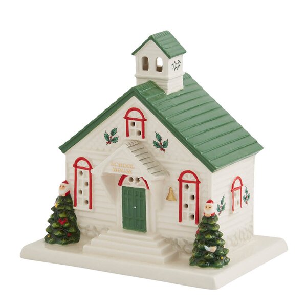 Christmas Tree skole LED lykt 14,5x13,7x11 cm