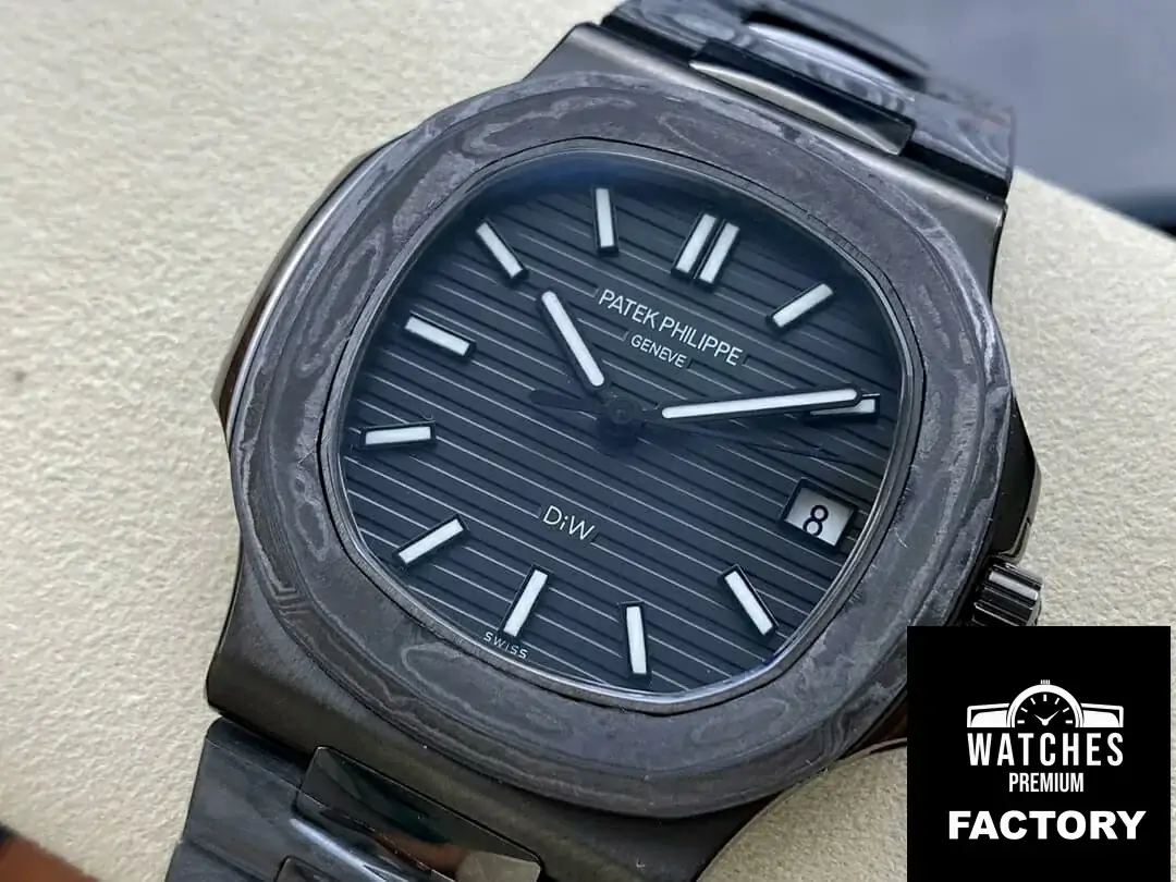 Patek Philippe Nautilus 5711 DiW Black Strap