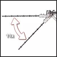 Taille-haie électrique sur perche GC-HH 9046 ; EX ; Royaume-Uni