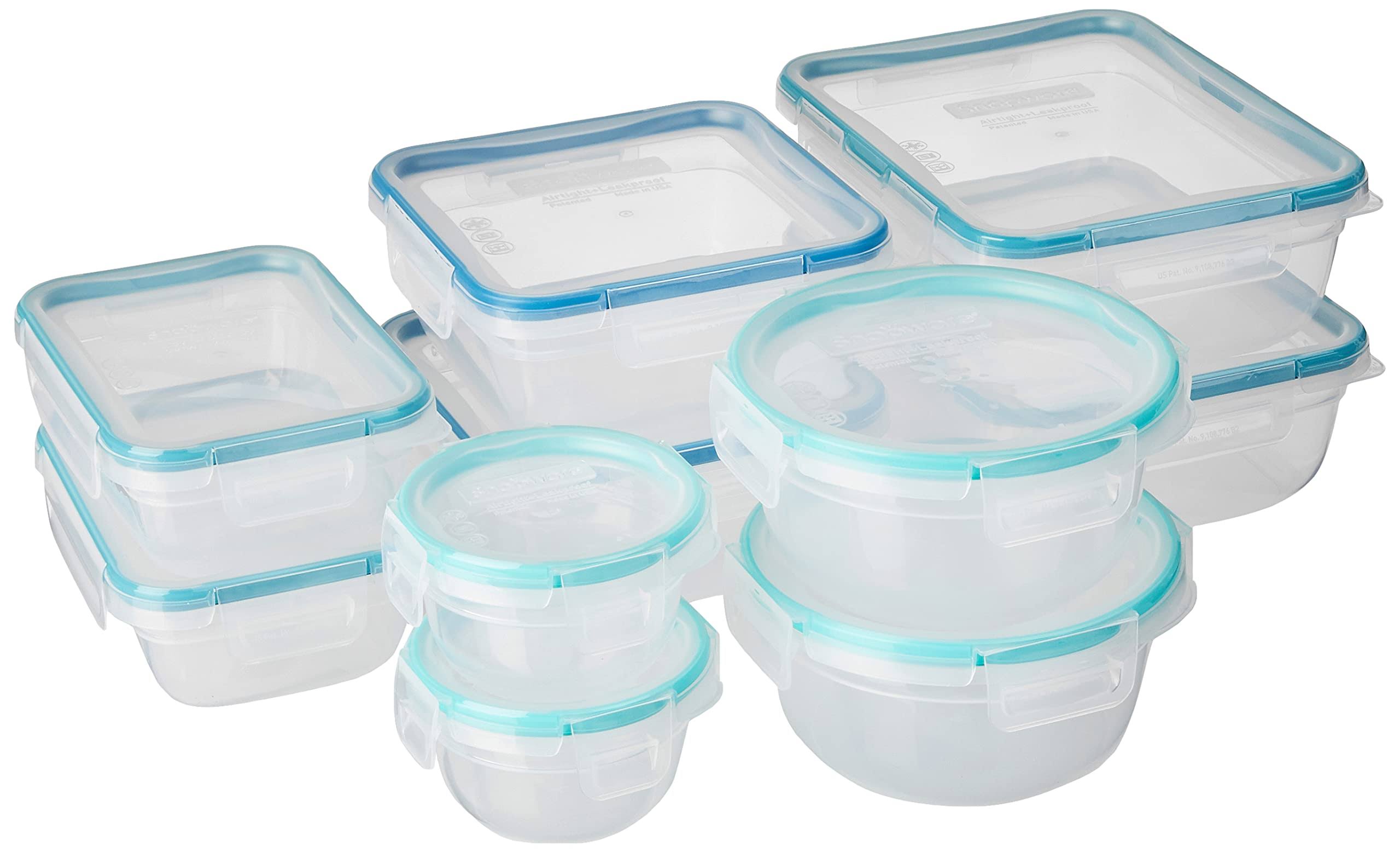 Snapware Total Solutions 20-Piece Plastic Food Storage Container Set