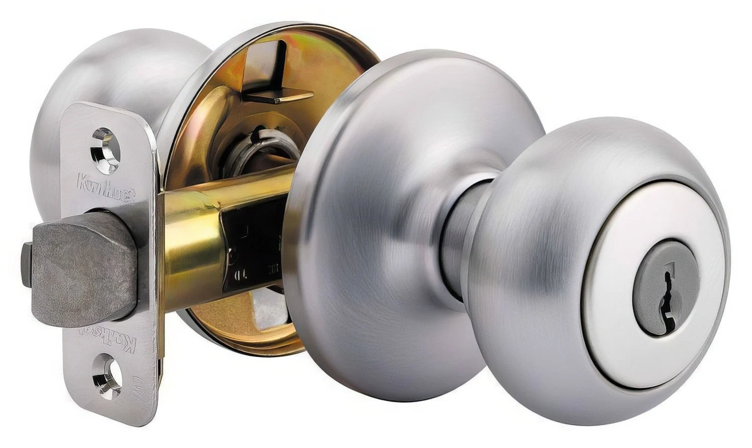 Kwikset 400CV Cove Single Cylinder Keyed Entry Knob - TA Screen Specialist, Inc.