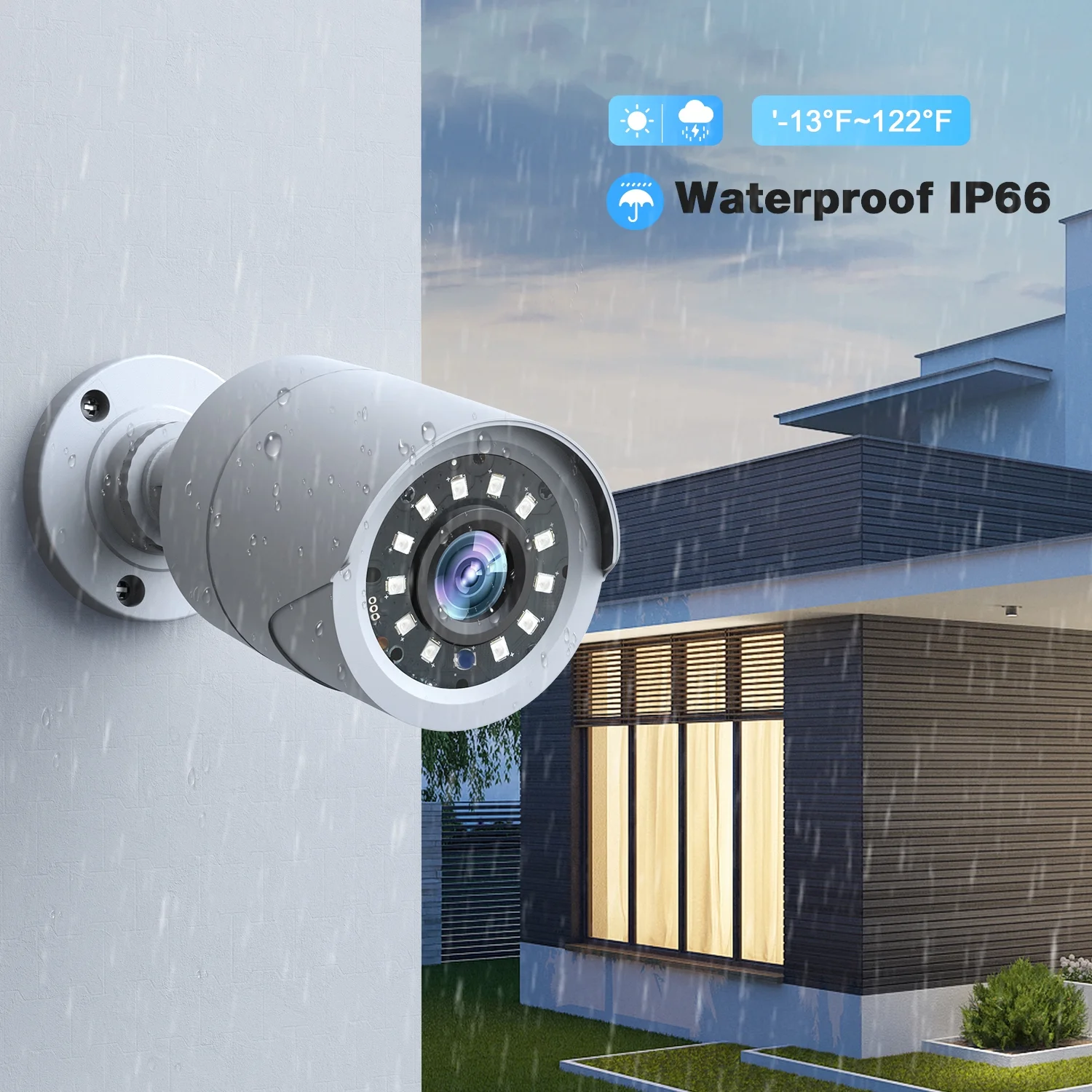 SC35 8CH CCTV Security Camera System Outdoor with 3TB Hard Drive 8pcs Wired 1080P Bullet Surveillance Cameras HDMI Connector - Image 7