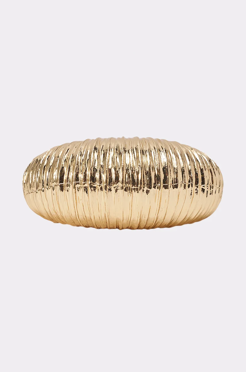 LOUDER NOW OVERSIZED BANGLE IN GOLD - Akira Store