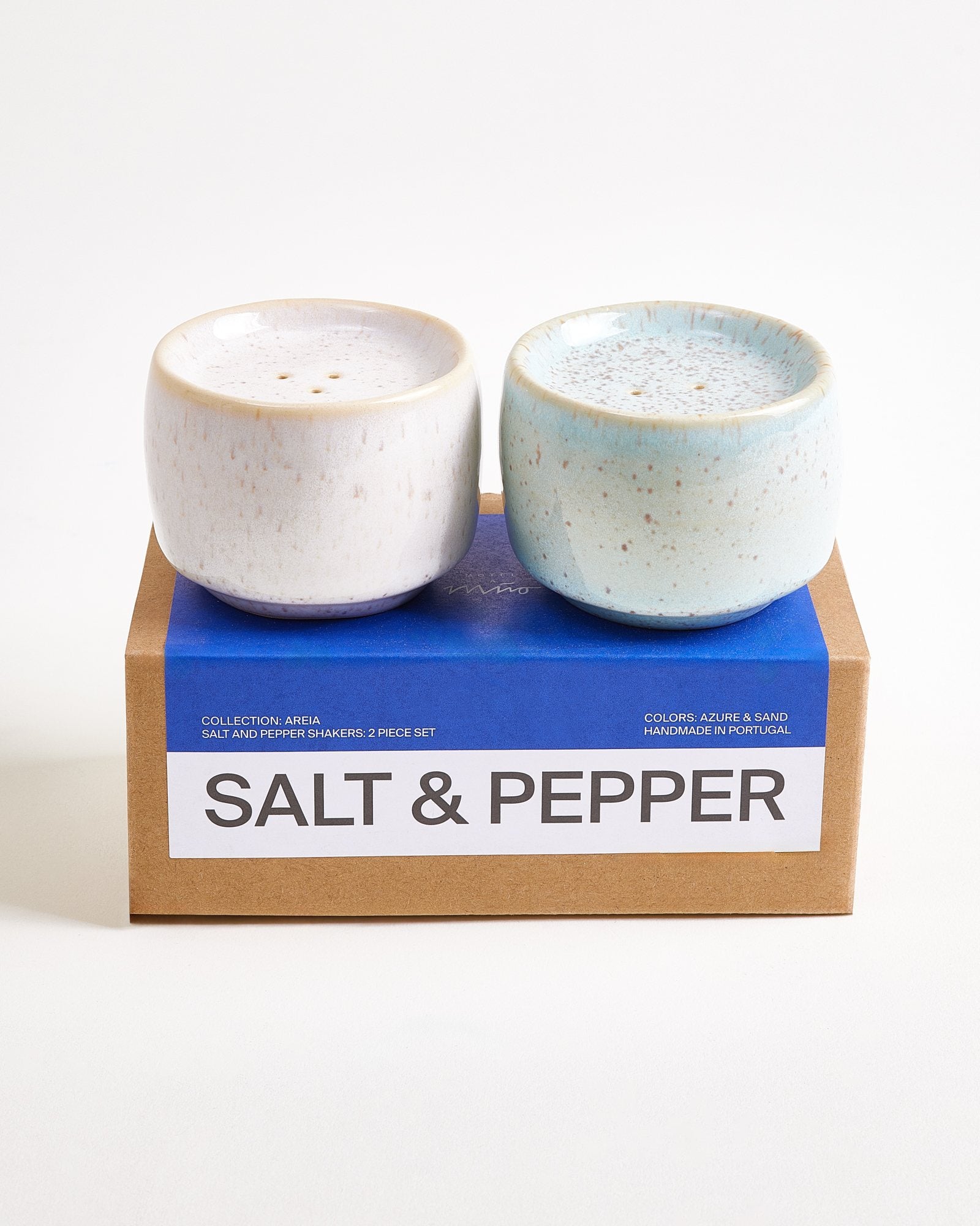 AREIA - SALT & PEPPER SHAKERS SAND AZURE
