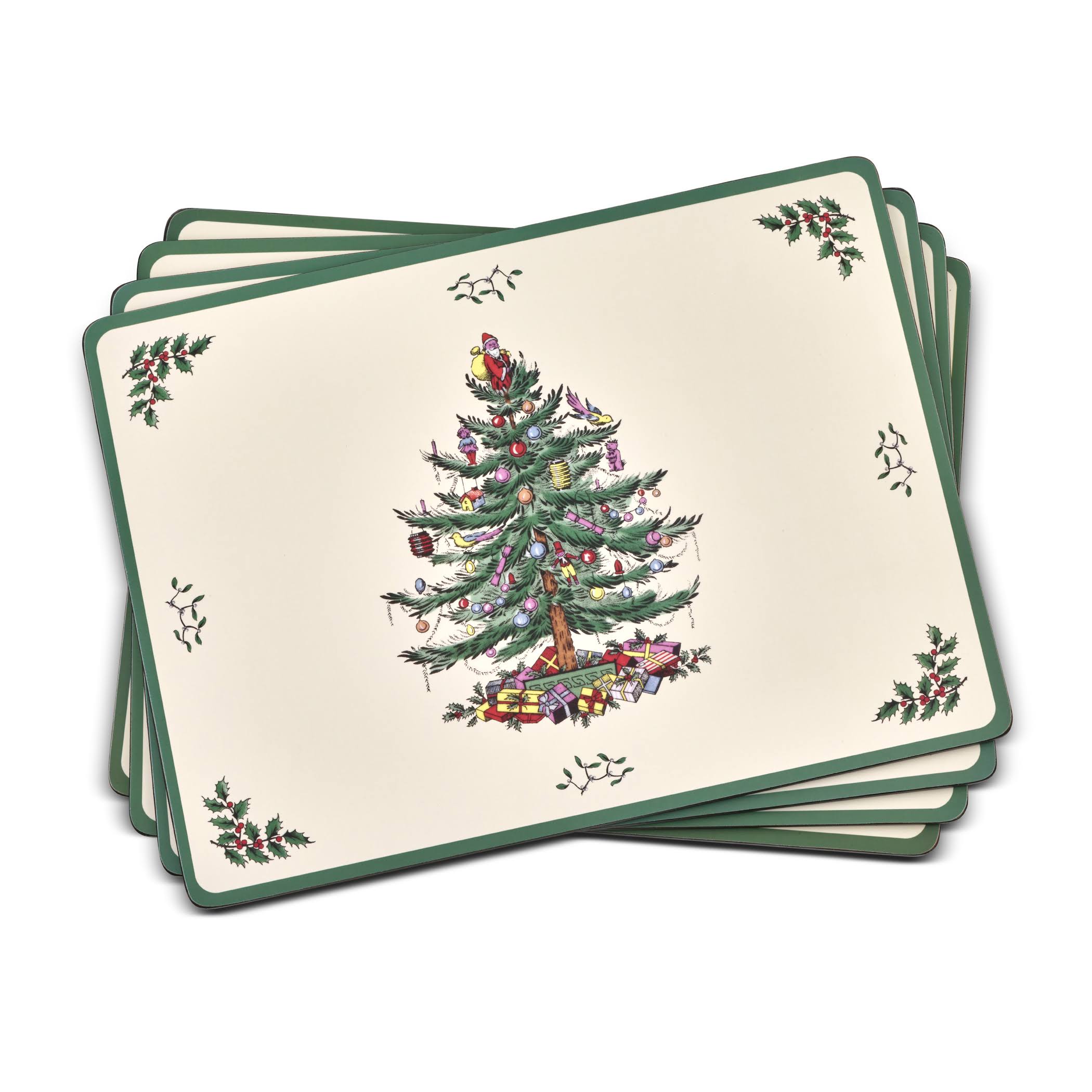 Spode - Christmas Tree Placemats Set of 4