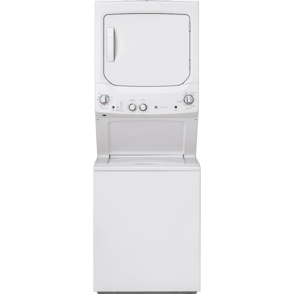Centre de buanderie 2025 avec laveuse à chargement par le haut de 3,8 pi³ et sécheuse électrique de 5,9 pi³ – Blanc