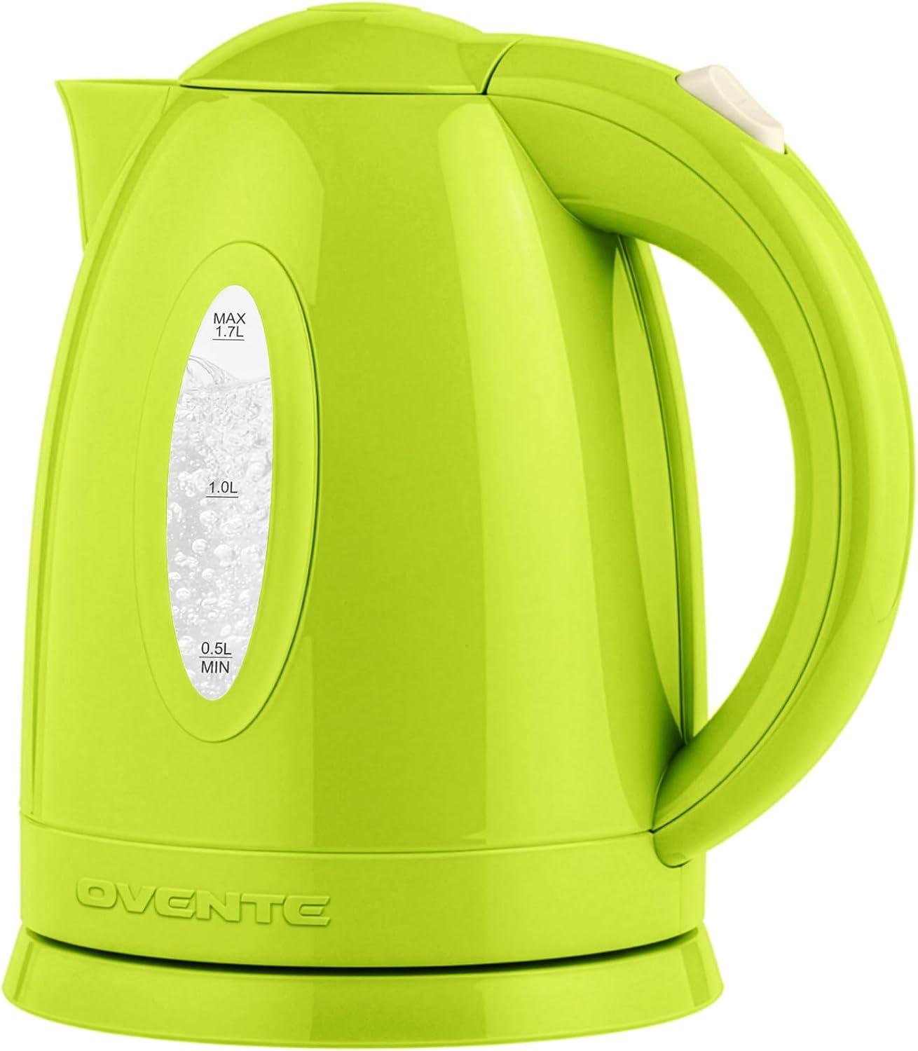 OVENTE 1.7L Electric Tea Kettle, 1100W BPA-Free Water Boiler, Pink KP72P
