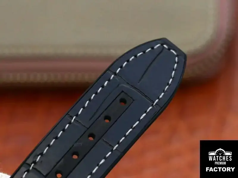 Franck Muller Vanguard V45-04 Black Leather Strap Black Dial