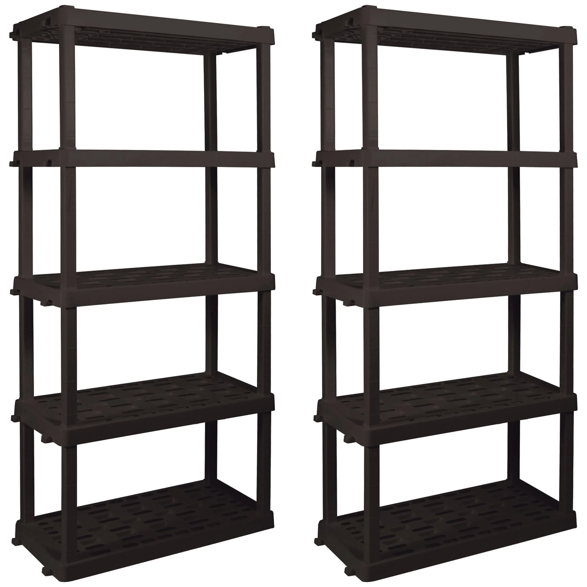 Hyper Tough Large 5 - Tier Shelving Unit, W36 x D18 x H74