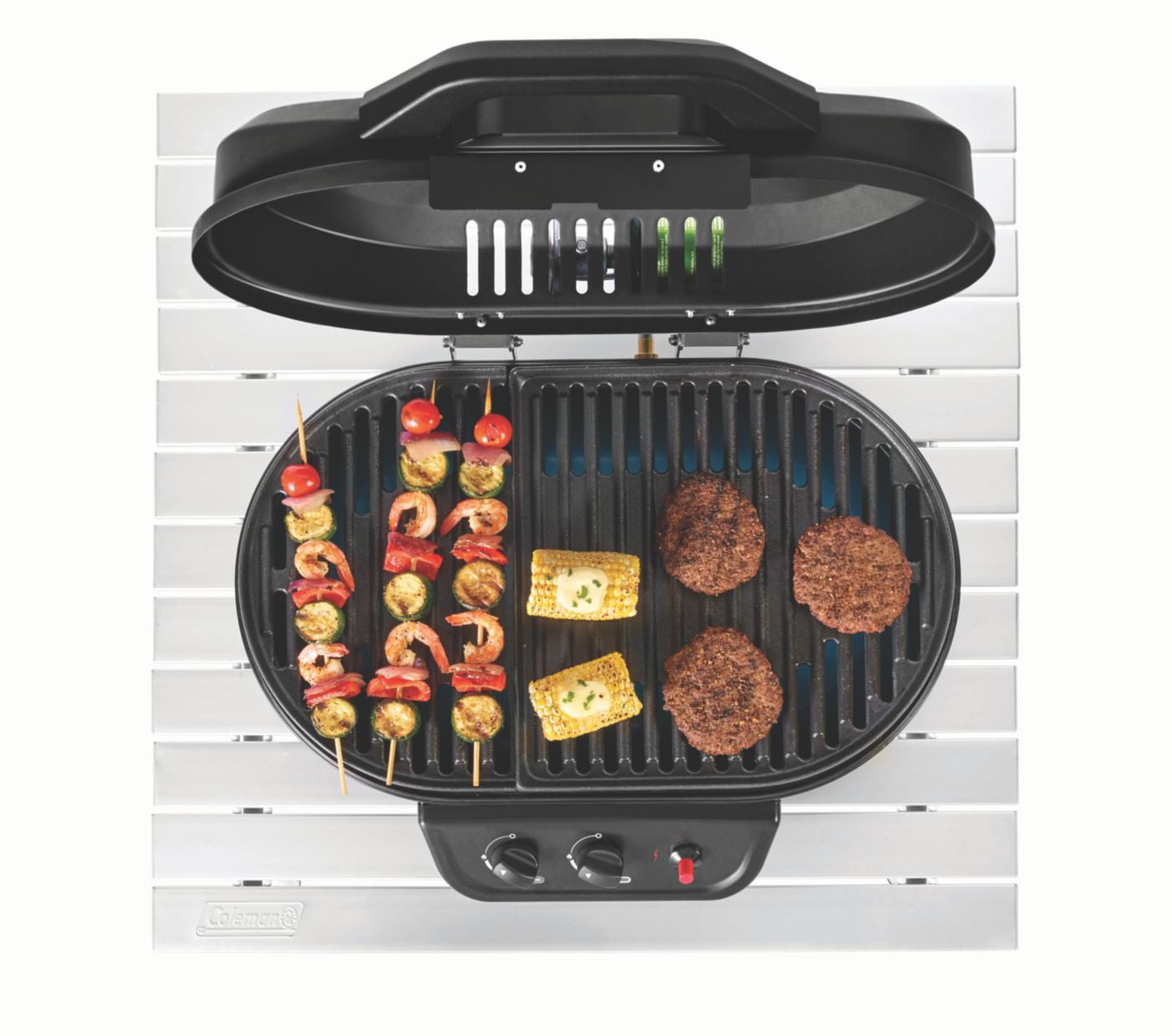 Roadtrip 225 Tabletop Propane Gas Grill. Black