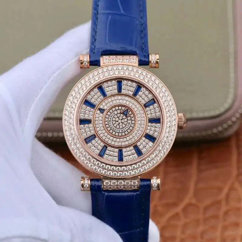 Franck Muller Double Mystery D 3R CD 42 Rose Gold Diamond Dial
