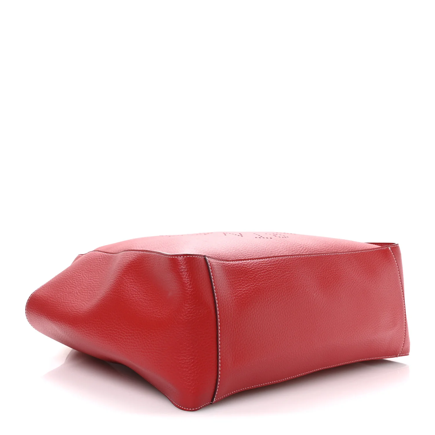 Grainy Alter Mat Perforated Tote Red