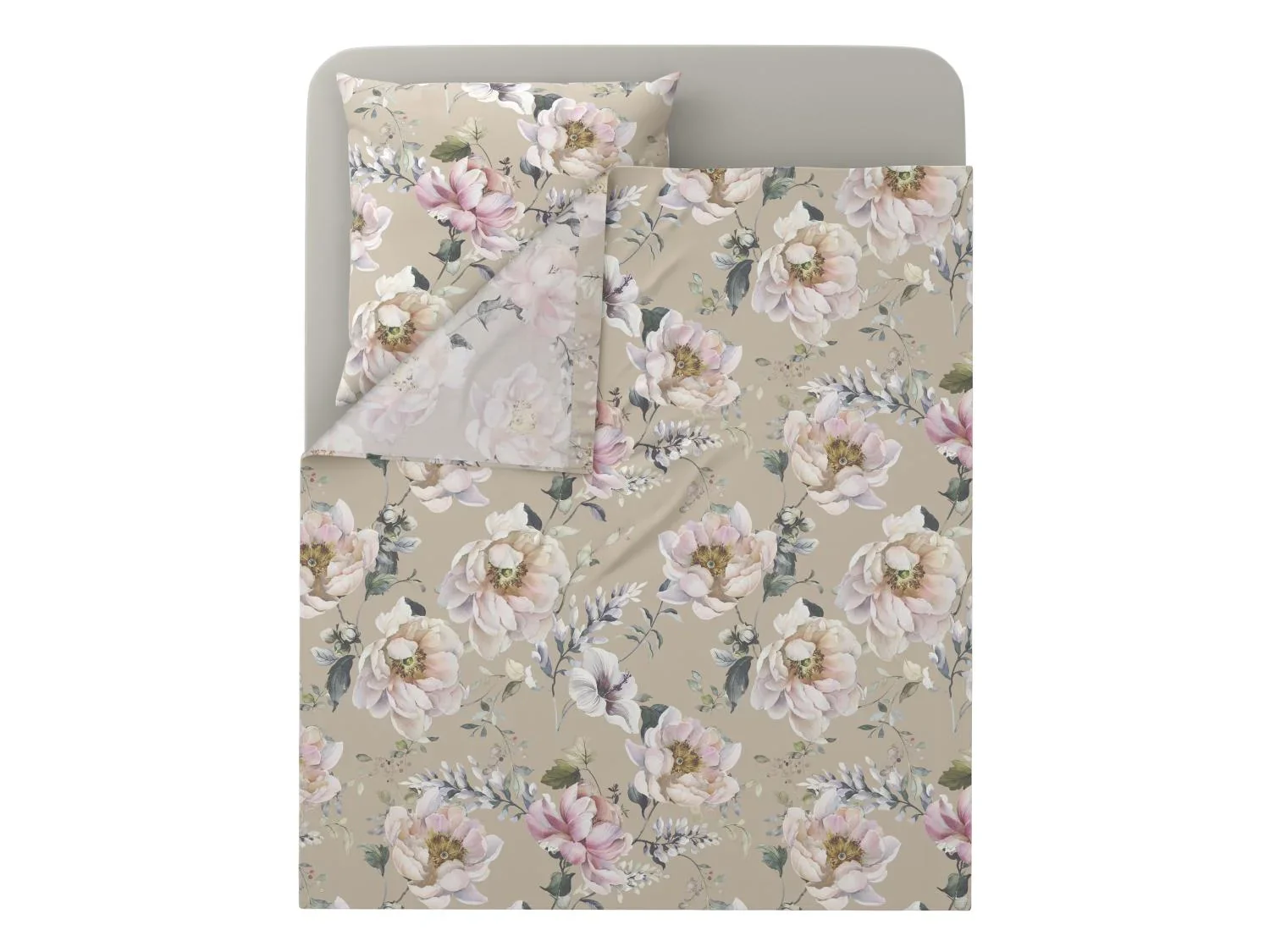 LIVARNO Parure de lit en satin, 3 pices