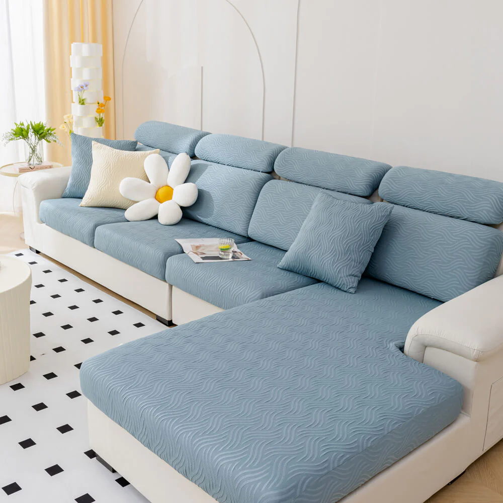 Modern Cooling Water-resistant Antifouling Stretch Magic Sectional Couch Cover