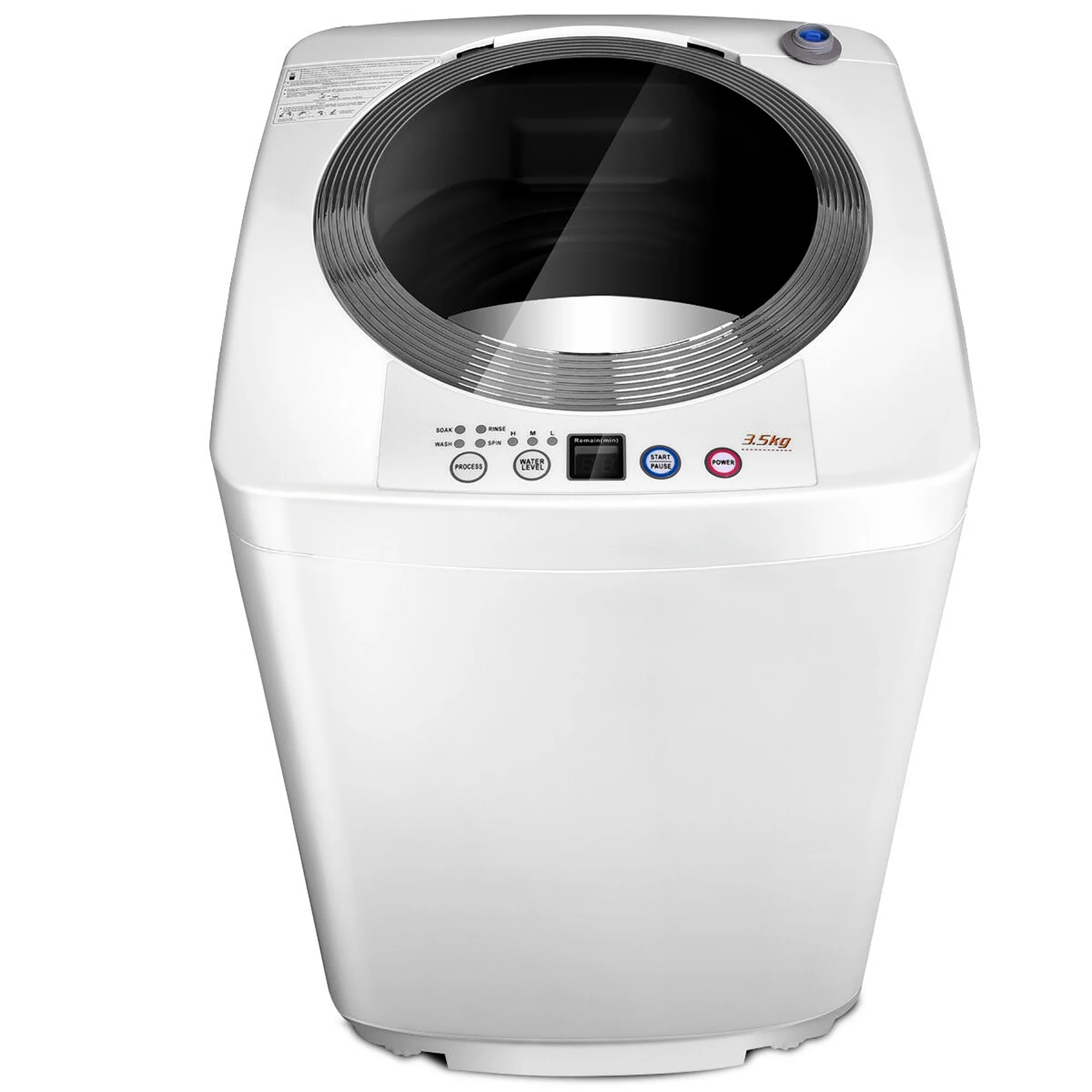 Costway Full - Automatic Laundry Wash Machine Washer Spinner Drain Pump