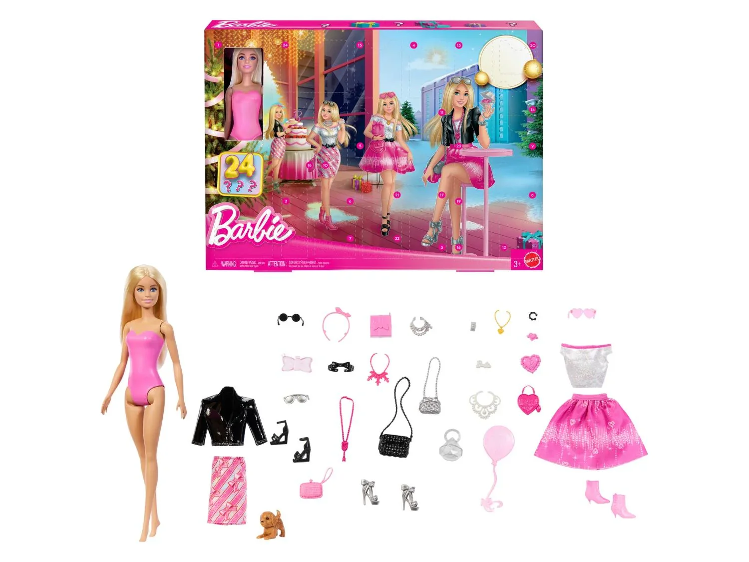 Calendrier de lAvent Barbie ou Hot Wheels
