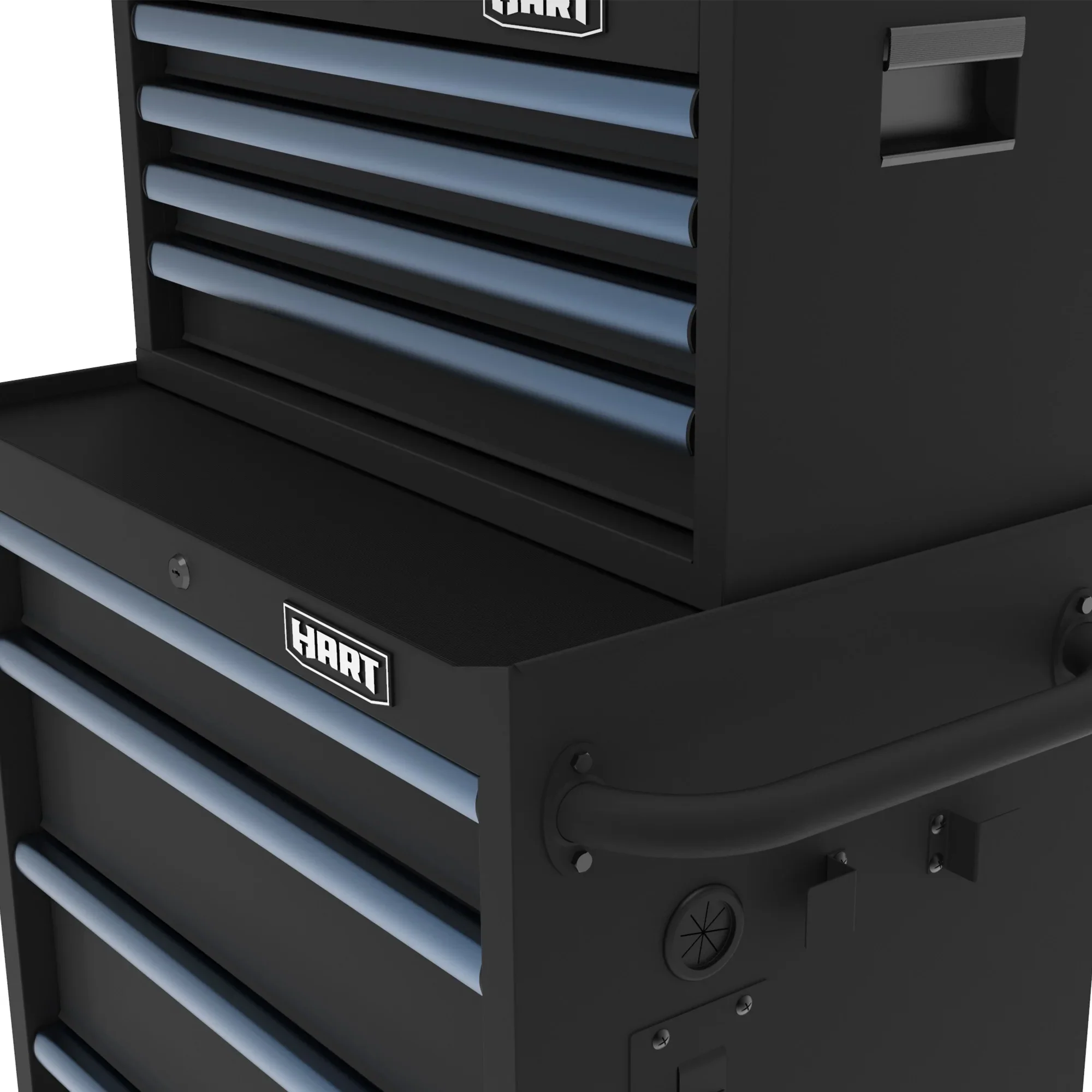 HART 26-Inch 4-Drawer Heavy-Duty Steel Tool Chest, Locking Garage Storage Organizer