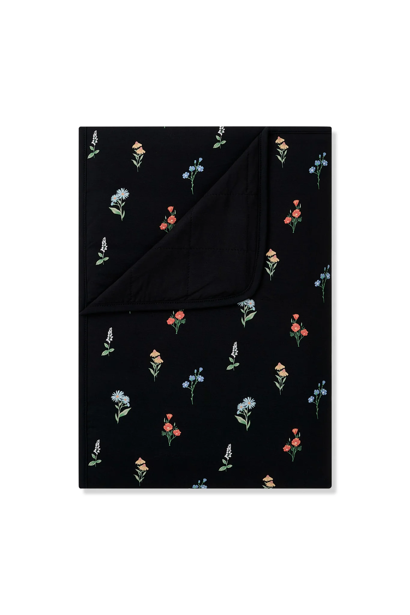 Toddler Blanket in Midnight Wildflower 1.0