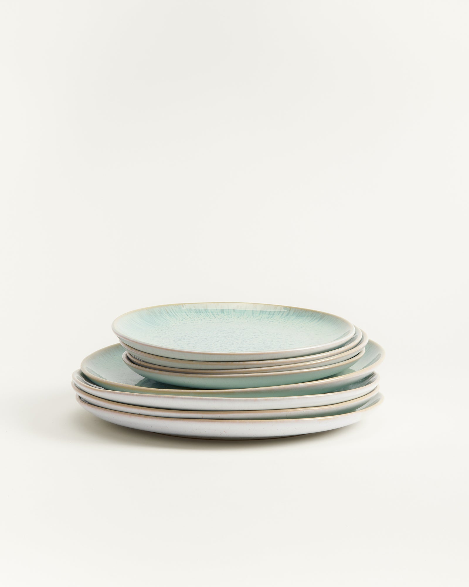 AREIA - PLATE SET CLASSIC MINT 8 PIECES