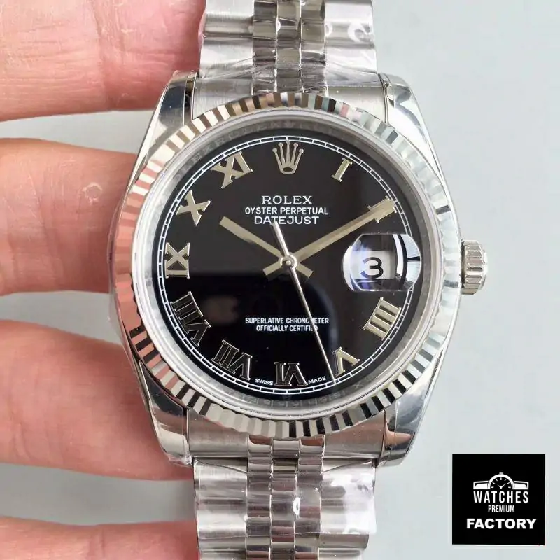 Rolex Datejust 116334 41MM EW Factory Black Dial