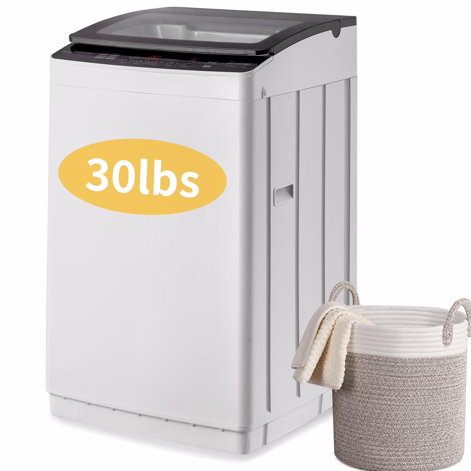 17.8lbs Portable Fully Automatic Washing Machine W/ Drain Pump(17.8lbs) - Image 3