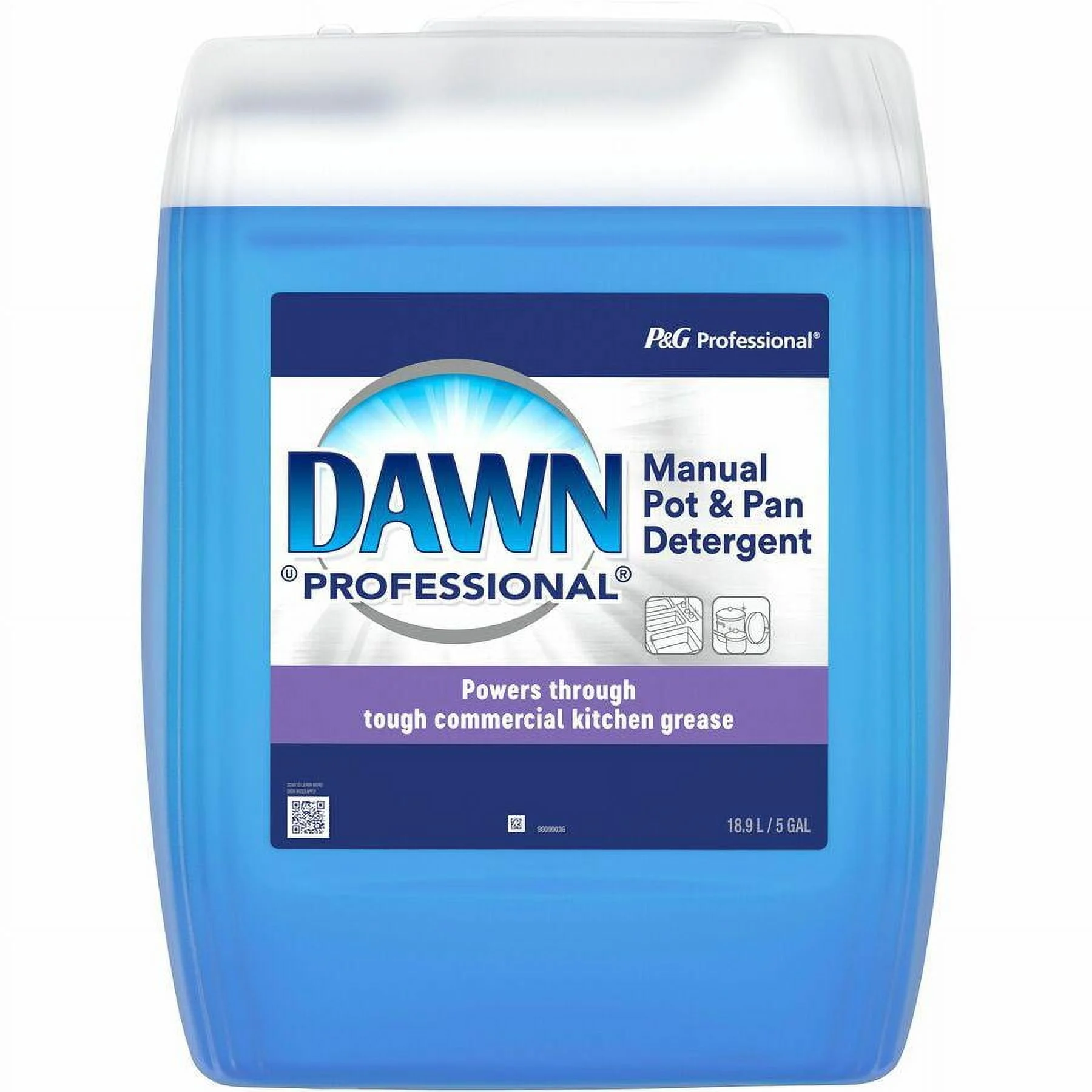 Professional Manual Pot/Pan Dish Detergent, Original Scent, Five Gallon Cube - Image 2