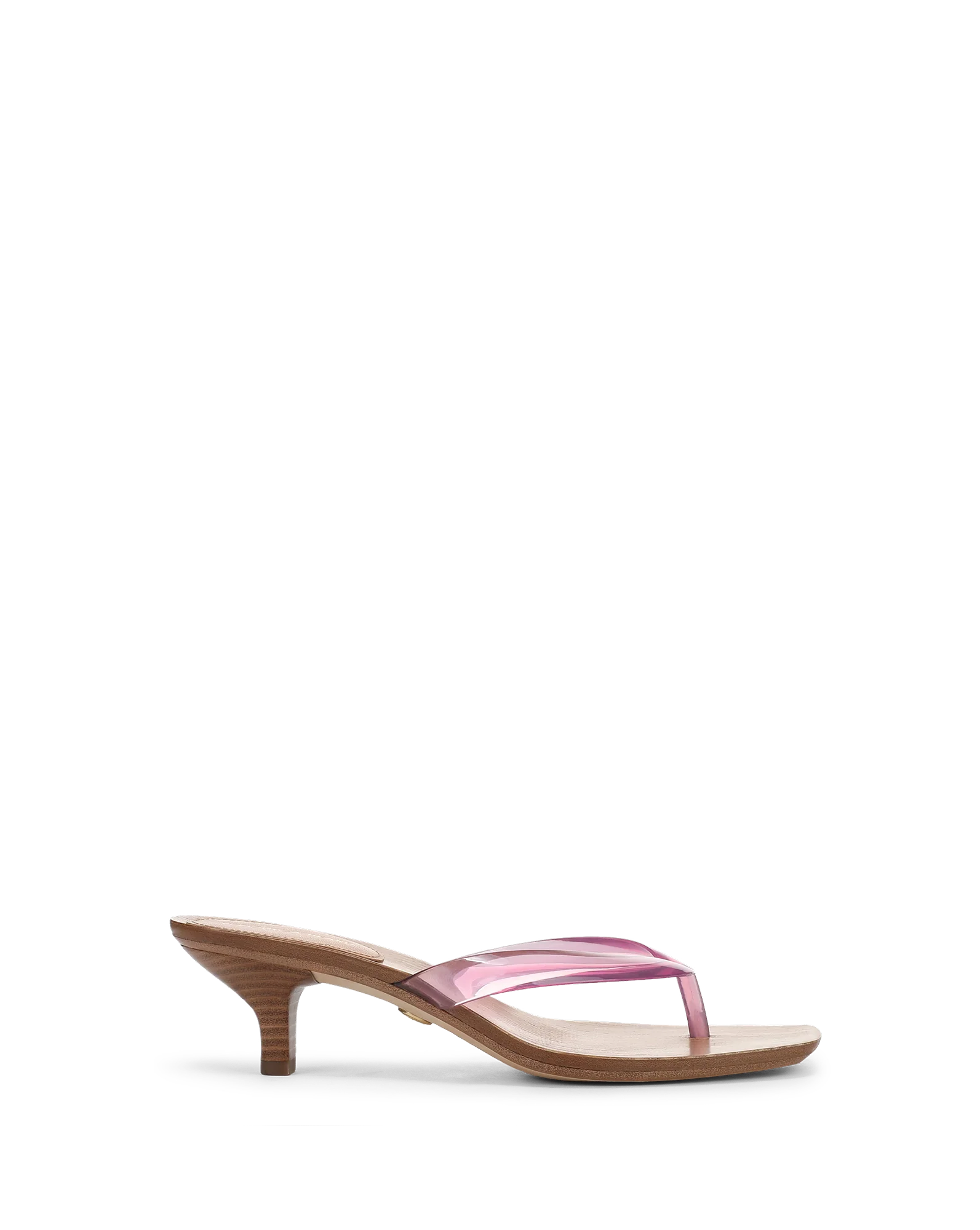 Clea Jelly Kitten-Heel Sandal