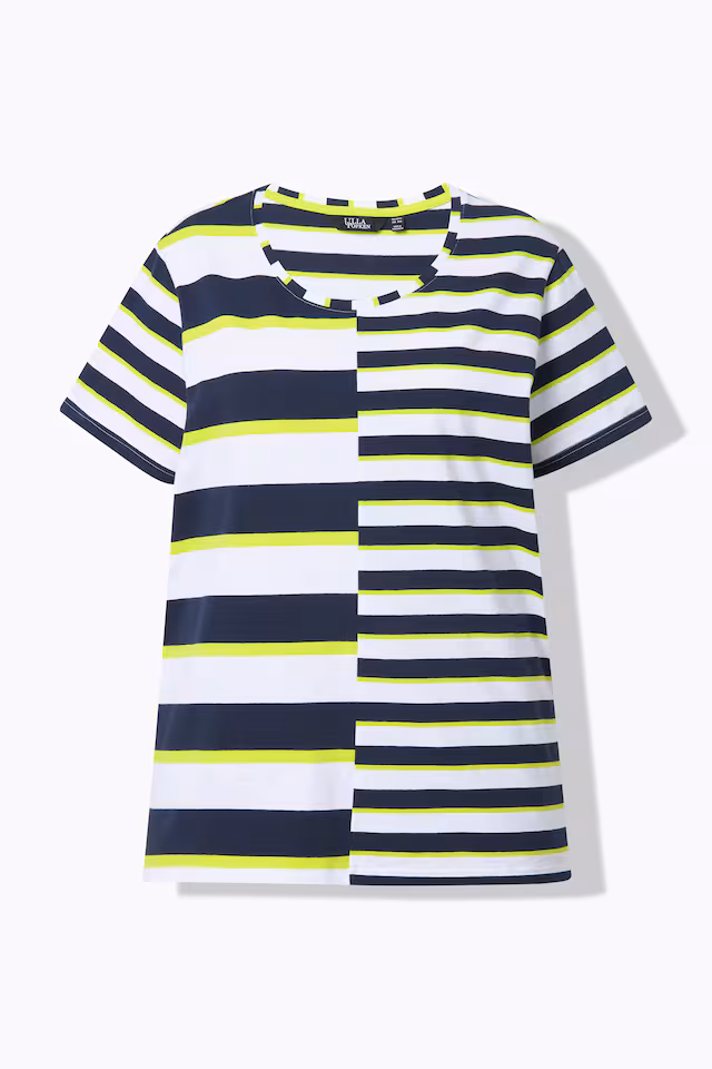 Mix Stripe Short Sleeve Tee